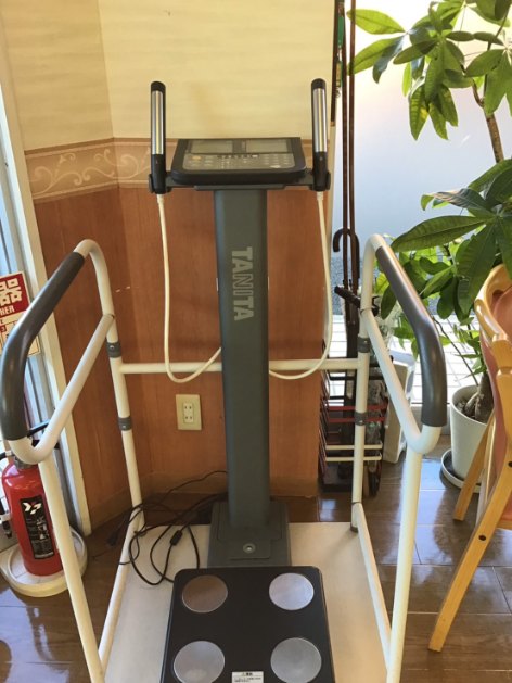 体成分分析装置InBody（クリックで拡大表示）